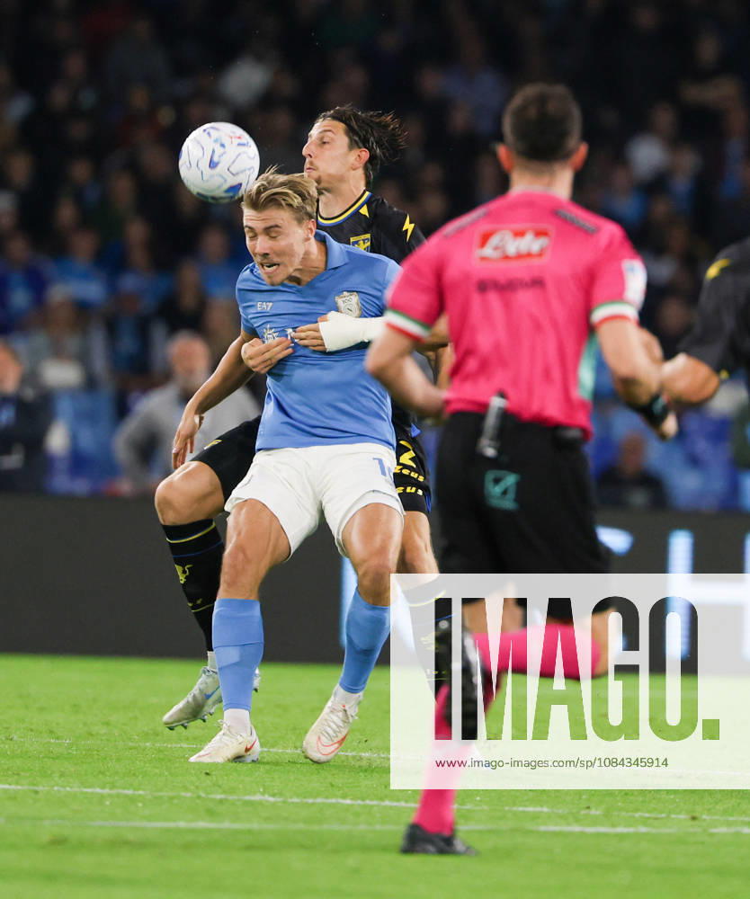 Rasmus Hojlund of SSC Napoli during the 2026 27 Serie A match between SSC Napoli and FC Frosinone, played on October 10, 2026, at the Stadio Diego Armando Maradona in Naples Napoli ITALIA - ZUMAs236 20261010_aap_s236_037