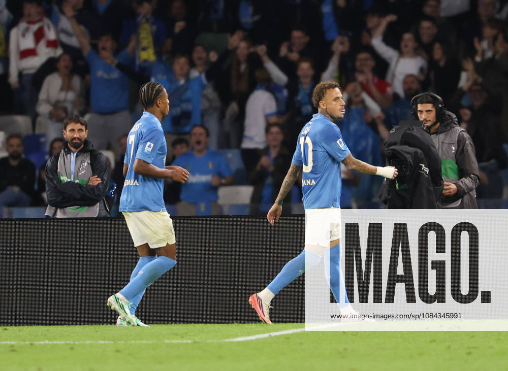 Goal the Noa Lang of SSC Napoli during the 2026 27 Serie A match between SSC Napoli and FC Frosinone, played on October 10, 2026, at the Stadio Diego Armando Maradona in Naples Napoli ITALIA - ZUMAs236 20261010_aap_s236_052