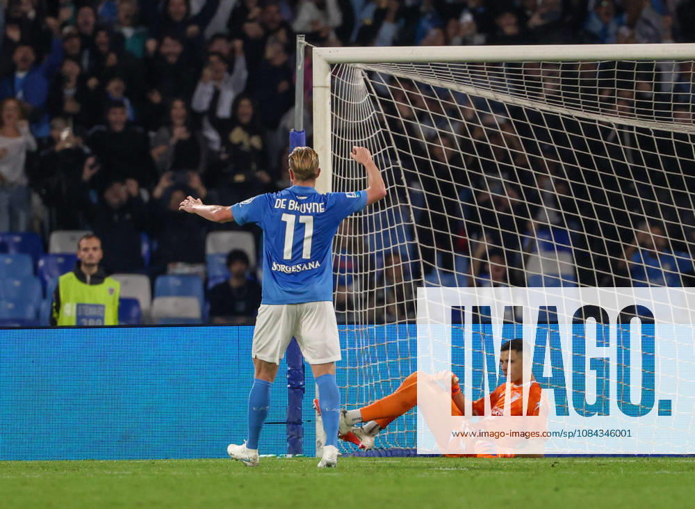 Goal the Kevi De Bruyne of SSC Napoli during the 2026 27 Serie A match between SSC Napoli and FC Frosinone, played on October 10, 2026, at the Stadio Diego Armando Maradona in Naples Napoli ITALIA - ZUMAs236 20261010_aap_s236_057