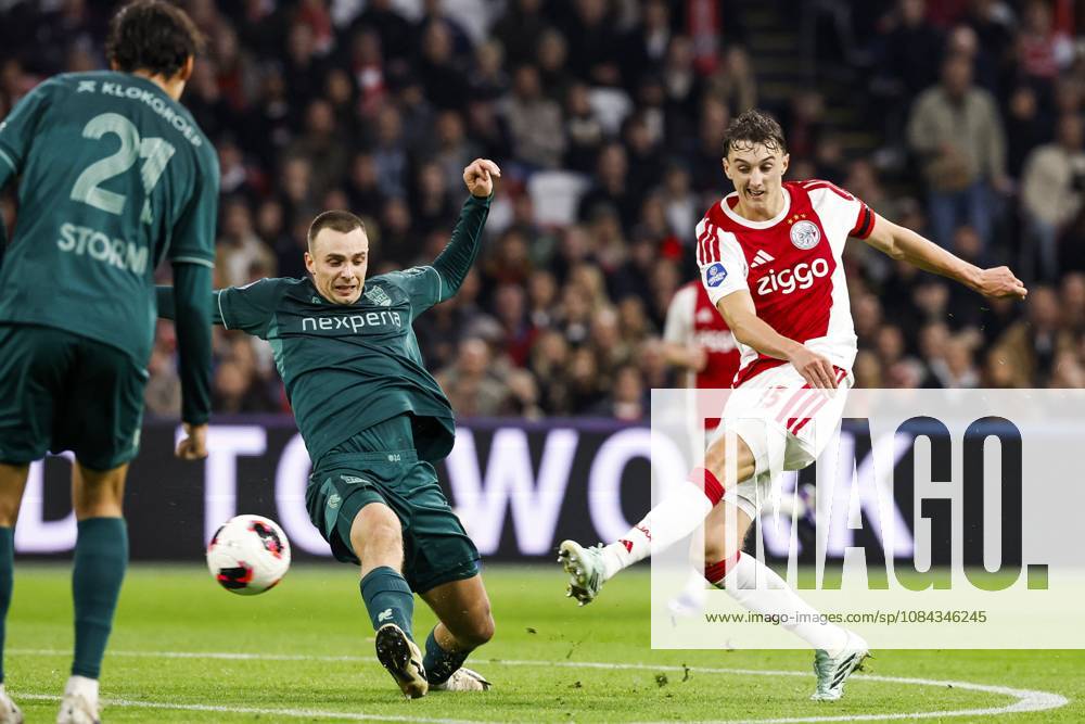 AMSTERDAM - (lr) Darko NejaÅ¡miÄ‡ of NEC Nijmegen, Youri Baas of Ajax during the Dutch Eredivisie match between AFC Ajax and NEC Nijmegen at the Johan Cruijff ArenA on October 10, 2026 in Amsterdam, the Netherlands. MAURICE VAN STEEN ANP Eredivisie 2026 27 ANPxSportx IVx 572061755 originalFilename: 572061755