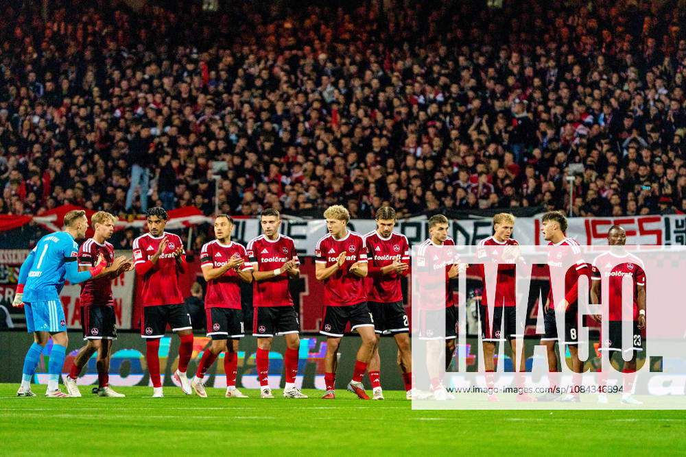 Minute of silence before the match: 1. FC Nuremberg vs. VfL Wolfsburg, GER, 1. FC Nuremberg vs. VfL Wolfsburg, soccer, 2. Bundesliga, Matchday 7, 2026–2027 season, October 10, 2026, DFL regulations prohibit any use of photographs as image sequences and or quasi-video, GER, 1. FC Nuremberg vs. VfL Wolfsburg, soccer, 2. Bundesliga, Matchday 7, 2026–2027 season, October 10, 2026, Nuremberg