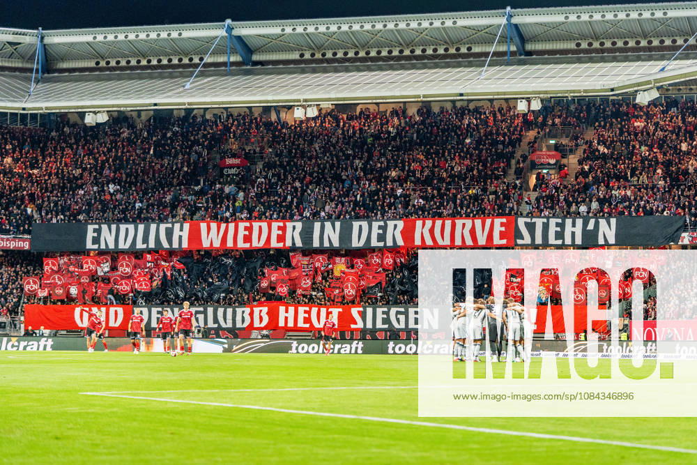 Home fans of 1 FC Nuremberg, GER, 1 FC Nuremberg vs. VfL Wolfsburg, soccer, 2. Bundesliga, Matchday 7, 2026–2027 season, October 10, 2026, DFL regulations prohibit any use of photographs as image sequences and or quasi-video, GER, 1 FC Nuremberg vs. VfL Wolfsburg, soccer, 2. Bundesliga, Matchday 7, 2026–2027 season, October 10, 2026, Nuremberg