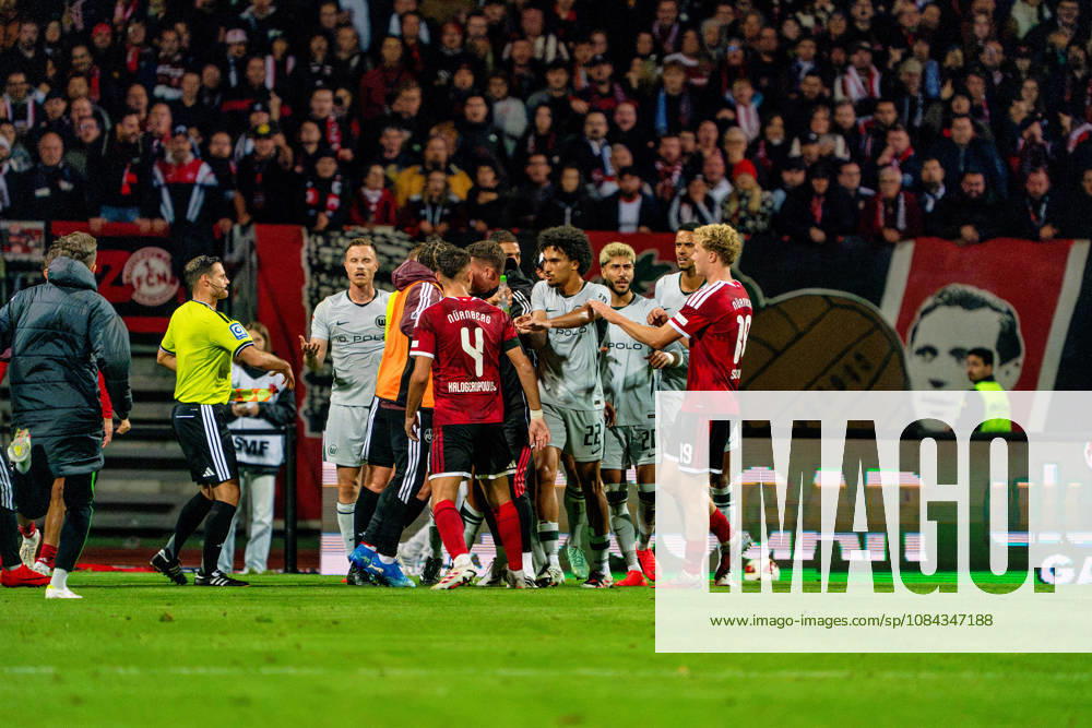 , GER, 1. FC Nuremberg vs. VfL Wolfsburg, Soccer, 2. Bundesliga, Matchday 7, 2026–2027 Season, October 10, 2026, DFL regulations prohibit any use of photographs as image sequences and or quasi-video, GER, 1 FC Nuremberg vs. VfL Wolfsburg, soccer, 2. Bundesliga, Matchday 7, 2026–2027 season, October 10, 2026, Nuremberg