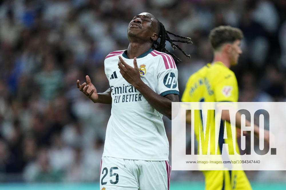 ESP: Real Madrid - Villarreal CF. La Liga EA Sports. Matchday 8. Yan Diomande of Real Madrid CF during the La Liga EA Sports match between Real Madrid and Villarreal CF played at Santiago Bernabeu Stadium on 10 Oct 2026 in Madrid, Spain. kpng
