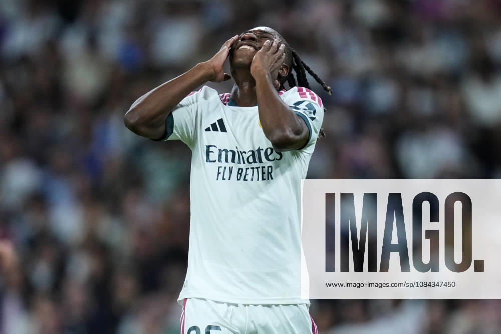 ESP: Real Madrid - Villarreal CF. La Liga EA Sports. Matchday 8. Yan Diomande of Real Madrid CF during the La Liga EA Sports match between Real Madrid and Villarreal CF played at Santiago Bernabeu Stadium on 10 Oct 2026 in Madrid, Spain. kpng
