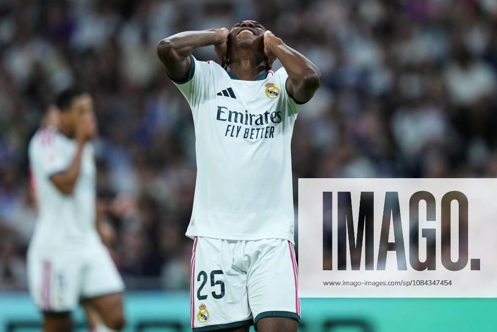ESP: Real Madrid - Villarreal CF. La Liga EA Sports. Matchday 8. Yan Diomande of Real Madrid CF during the La Liga EA Sports match between Real Madrid and Villarreal CF played at Santiago Bernabeu Stadium on 10 Oct 2026 in Madrid, Spain. kpng