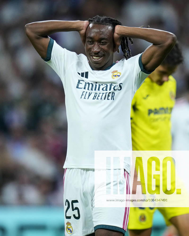 ESP: Real Madrid - Villarreal CF. La Liga EA Sports. Matchday 8. Yan Diomande of Real Madrid CF during the La Liga EA Sports match between Real Madrid and Villarreal CF played at Santiago Bernabeu Stadium on 10 Oct 2026 in Madrid, Spain. kpng