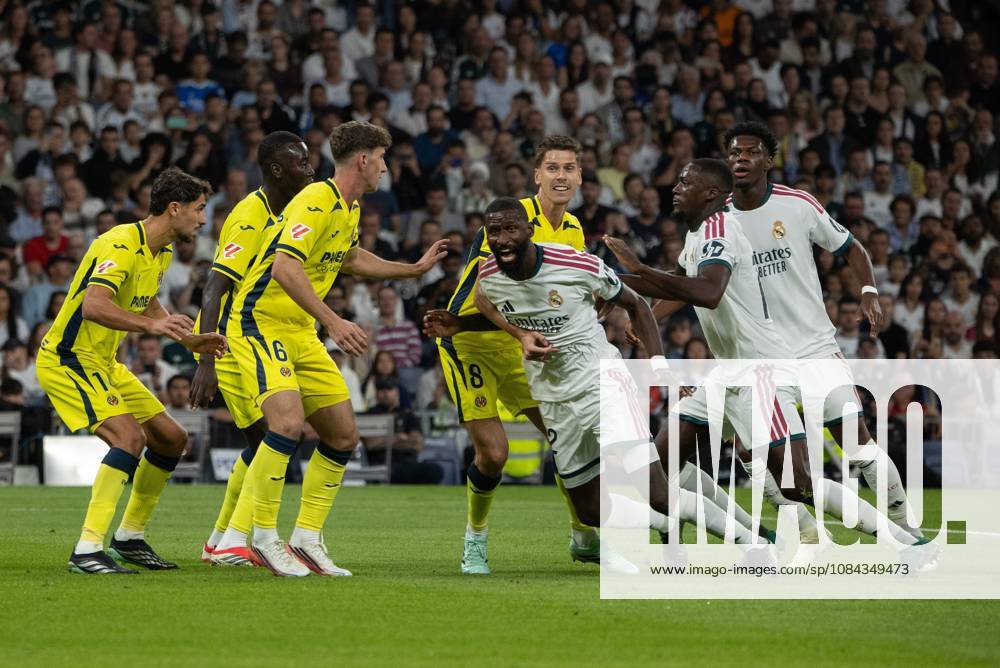 Antonio Ro¼diger (C) seen in action during the La Liga EA SPORTS 2026-2027 match between Real Madrid and Villarreal. La Liga EA SPORTS 2026-2027 - (Half-Time) Real Madrid Vs. Villarreal In Madrid, Spain - 10 Oct 2026 - ZUMAs197 20261010_aaa_s197_236