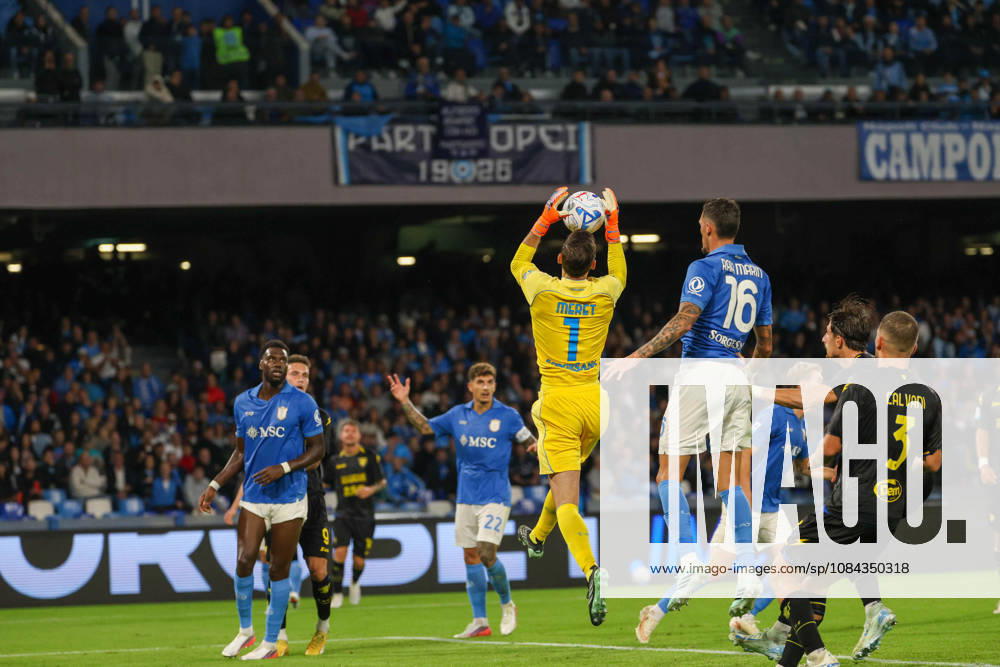 Alex Meret of SSC Napoli during the 2026 27 Serie A match between SSC Napoli and FC Frosinone, played on October 10, 2026, at the Stadio Diego Armando Maradona in Naples Serie A Football Match †2026 27 Season: Napoli Vs. Frosinone - ZUMAs236 20261010_aap_s236_071