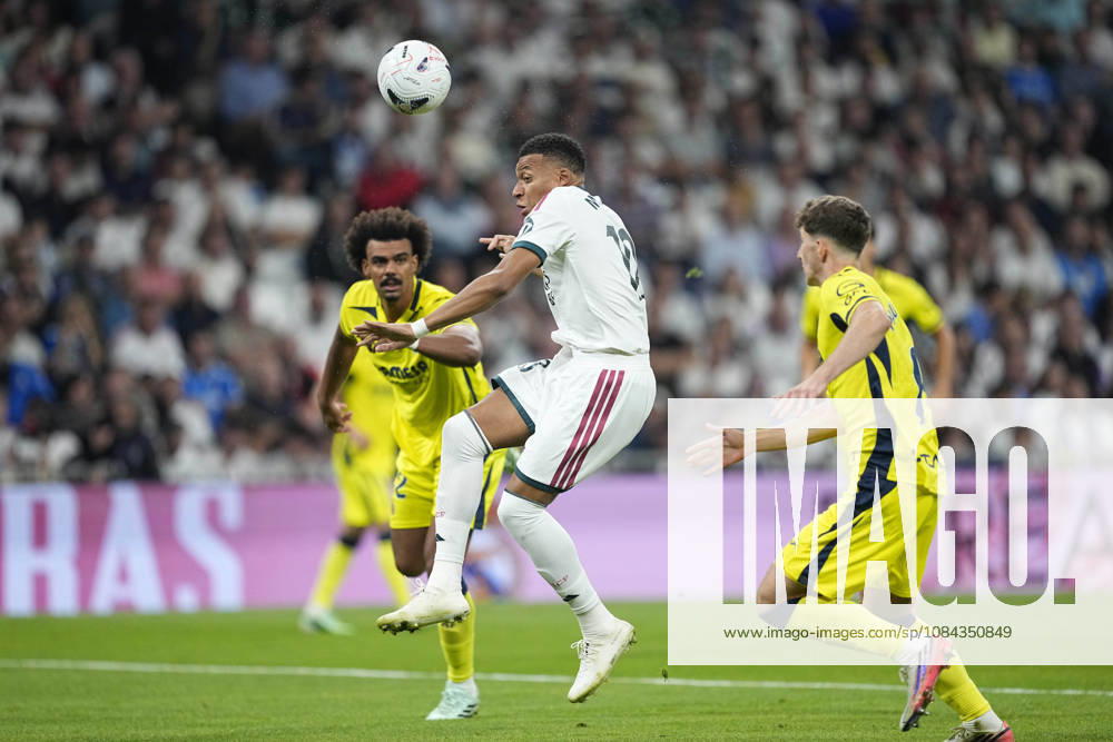 Kylian Mbappe of Real Madrid CF in action during the Spanish League, LaLiga EA Sports, football match between Real Madrid and Villarreal CF at Bernabeu stadium on October 10, 2026, in Madrid, Spain. Real Madrid V Villarreal CF - LaLiga EA Sports - ZUMAa181 20261010_zaa_a181_212