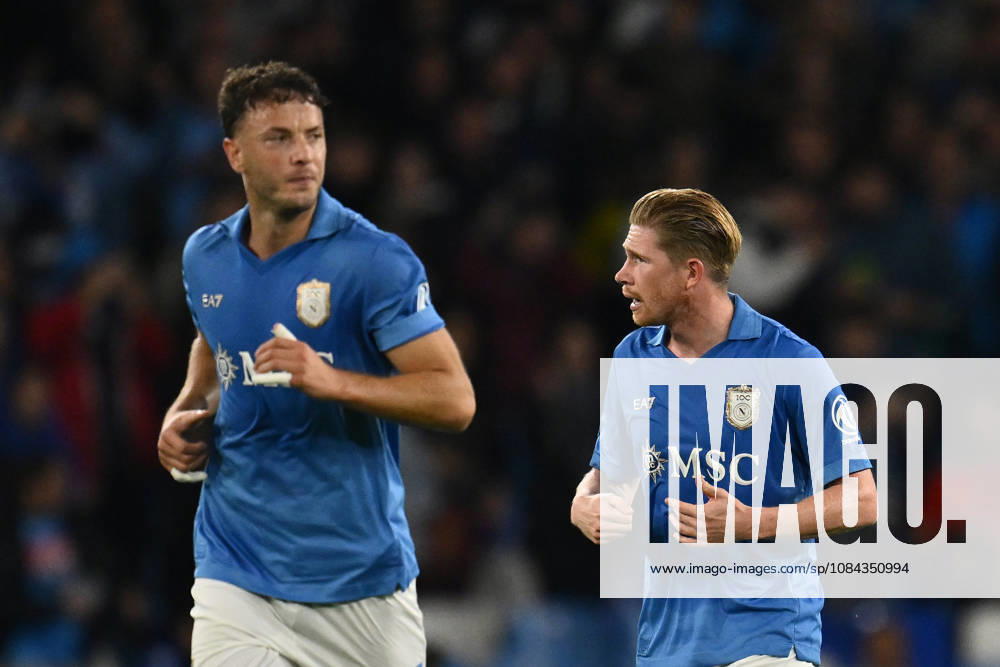 10th October 2026; Stadio Diego Armando Maradona, Naples, Italy; Italian Serie A Football, Napoli versus Frosinone; Kevin De Bruyne of Napoli celebrates after scoring the penalty for 1-0 DomenicoxCippitelli