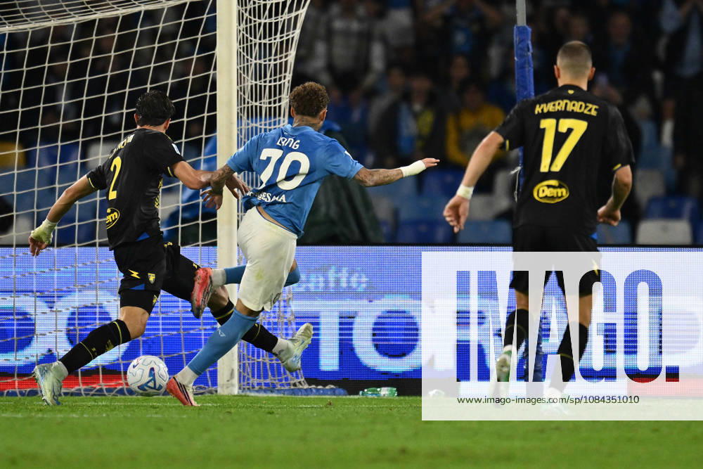 10th October 2026; Stadio Diego Armando Maradona, Naples, Italy; Italian Serie A Football, Napoli versus Frosinone; Noa Lang of Napoli scores the goal for 2-0 DomenicoxCippitelli
