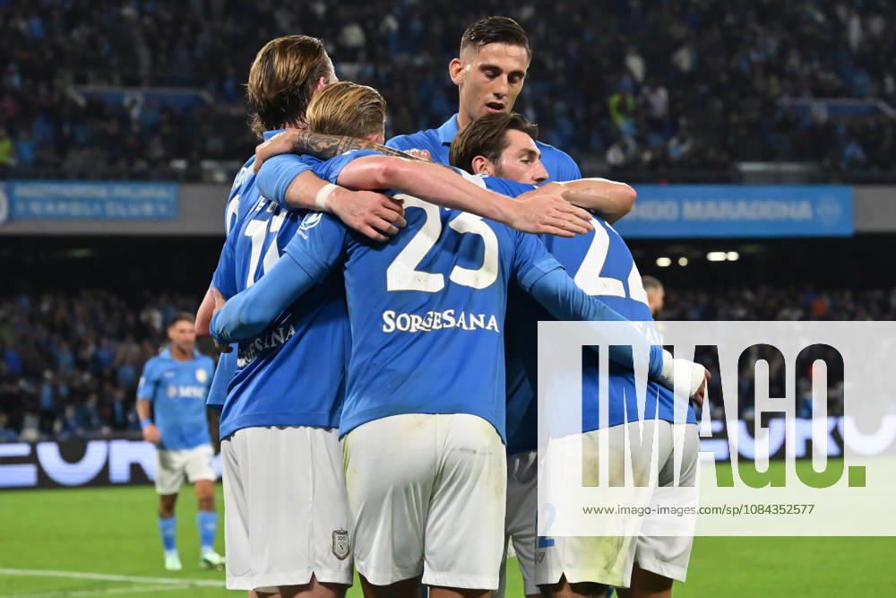 10th October 2026; Stadio Diego Armando Maradona, Naples, Italy; Italian Serie A Football, Napoli versus Frosinone; Kevin De Bruyne of S.S.C. Napoli celebrates after scoring the goal of 3-0 DomenicoxCippitelli