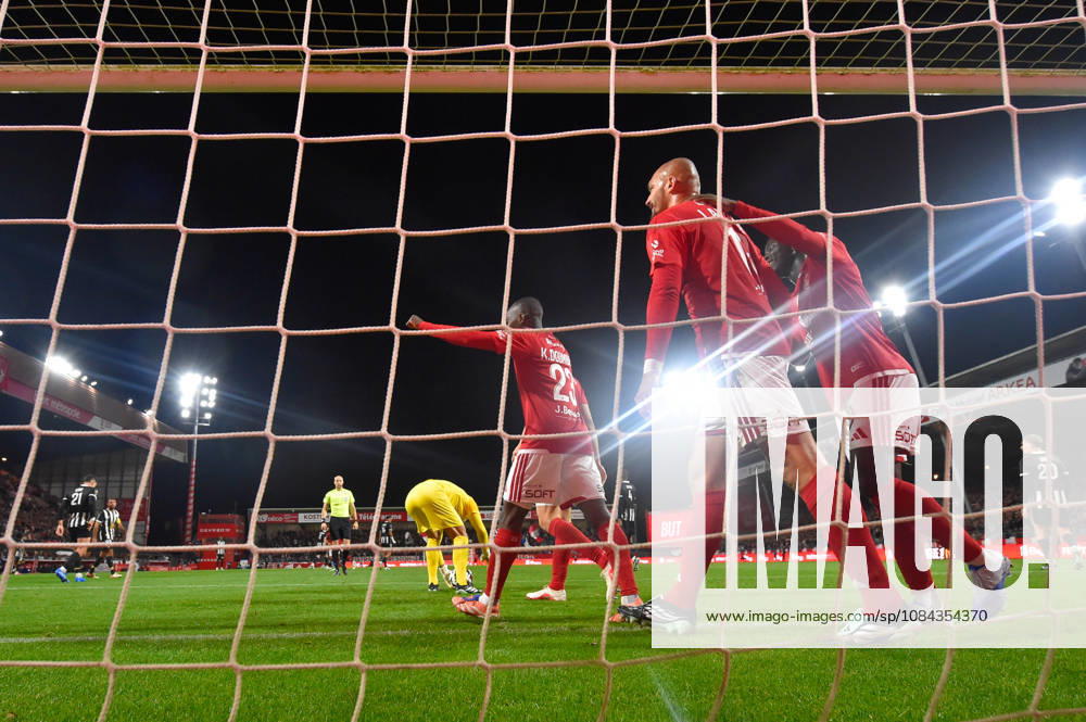 Stade Brestois 29 v Angers SCO - Ligue 1 McDonald s 2026 2027 Ludovic AJORQUE of Brest celebrate after scores during Ligue 1 McDonald s match between Brest and Angers at Stade Francis-Le Ble on October 10, 2026 in Brest, France. Brest France