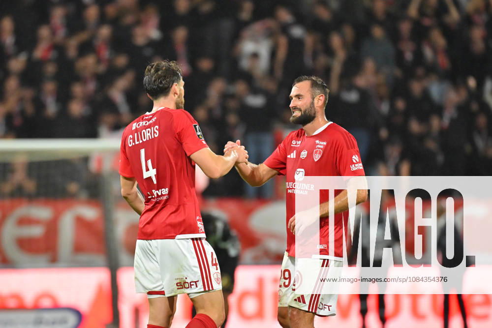 Stade Brestois 29 v Angers SCO - Ligue 1 McDonald s 2026 2027 Lucas TOUSART of Stade Brestois 29 and Gautier LLORIS of of Stade Brestois 29 during Ligue 1 McDonald s match between Brest and Angers at Stade Francis-Le Ble on October 10, 2026 in Brest, France. Brest France