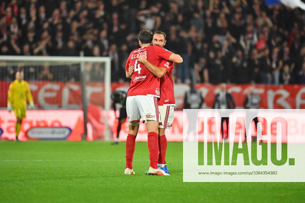 Stade Brestois 29 v Angers SCO - Ligue 1 McDonald s 2026 2027 Lucas TOUSART of Stade Brestois 29 and Gautier LLORIS of of Stade Brestois 29 during Ligue 1 McDonald s match between Brest and Angers at Stade Francis-Le Ble on October 10, 2026 in Brest, France. Brest France
