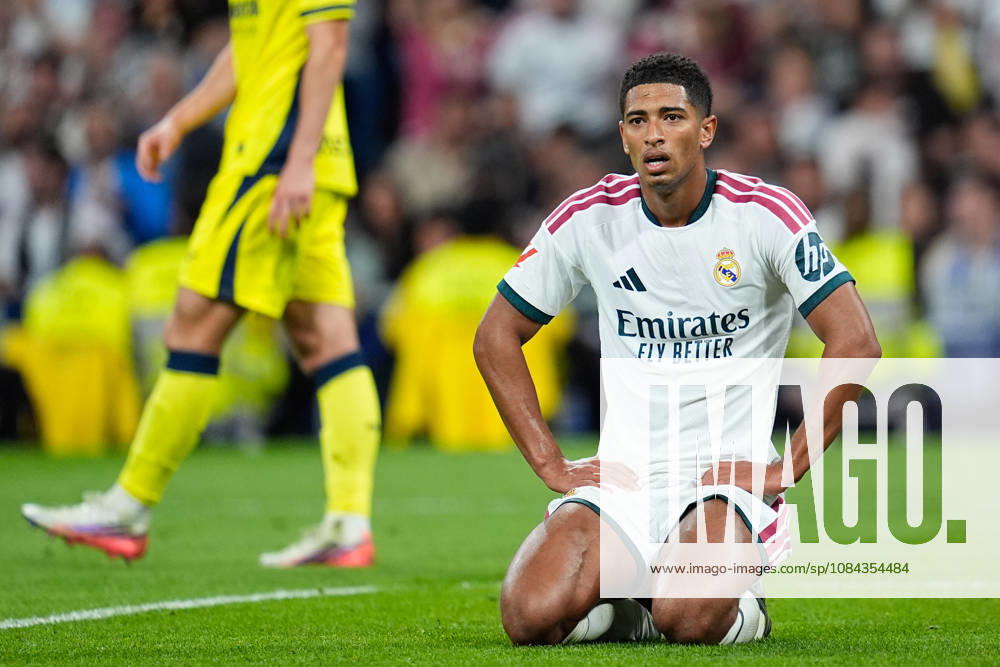 Jude Bellingham of Real Madrid CF reacts during the Spanish League, LaLiga EA Sports, football match between Real Madrid and Villarreal CF at Bernabeu stadium on October 10, 2026, in Madrid, Spain. Real Madrid V Villarreal CF - LaLiga EA Sports - ZUMAa181 20261010_zaa_a181_281
