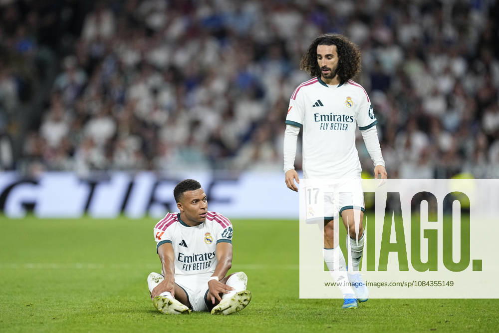 Kylian Mbappe of Real Madrid CF protests during the Spanish League, LaLiga EA Sports, football match between Real Madrid and Villarreal CF at Bernabeu stadium on October 10, 2026, in Madrid, Spain. Real Madrid V Villarreal CF - LaLiga EA Sports - ZUMAa181 20261010_zaa_a181_290