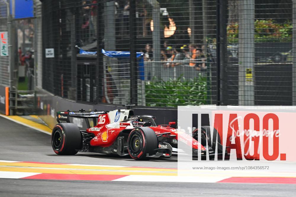 Marina Bay Street Circuit Singapore, Marina Bay Street Circuit - 10 10 2026: Charles Leclerc from Monaco, driving the (16) Scuderia Ferrari HP SF-26 Ferrari during the Formula 1 Singapore Grand Prix - Saturday - Qualifying at Marina Bay Street Circuit on 10 10 2026 in Singapore. (Marco Talluto Alessio Morgese SPP)
