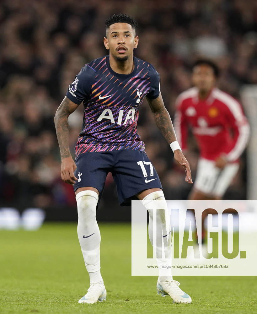 Manchester, England, 10th October 2026. Savio of Tottenham Hotspur during the Manchester United, ManU vs Tottenham Hotspur Premier League match at Old Trafford, Manchester. Picture credit should read: Andrew Yates Sportimage . SPI_086_AY_MANUTD_SPURS SPI-5058-0094