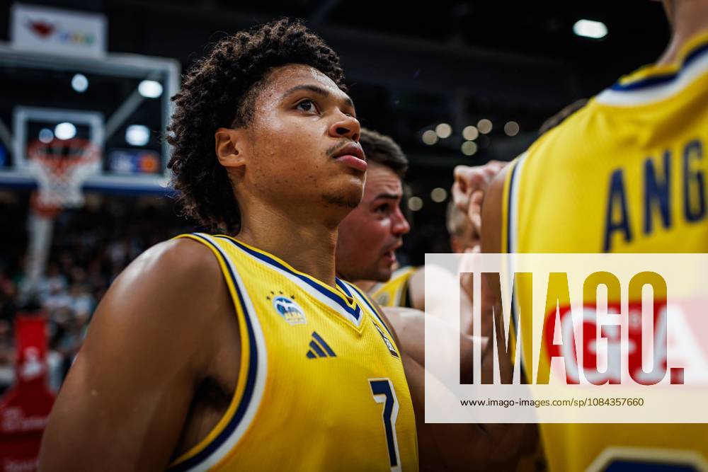 Jack Kayil Alba Berlin, Emotions, Gesture, Body Language, Facial Expressions, Portrait: Vet Concept Gladiators Trier vs. Alba Berlin, Basketball, easyCredit BBL, Matchday 5, 2026–2027 Season, October 10, 2026 Vet Concept Gladiators Trier vs. Alba Berlin, Basketball, easyCredit BBL, Matchday 5, 2026–2027 Season