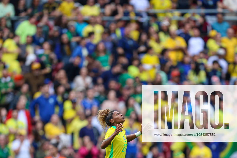 10th October 2026; Beira-Rio Stadium, Porto Alegre, Brazil; Friendlies Women Football, Brazil versus Argentina; Luany Rosa of Brazil celebrates his goal in the 26th minute to go up 1-0 MaxxPeixoto