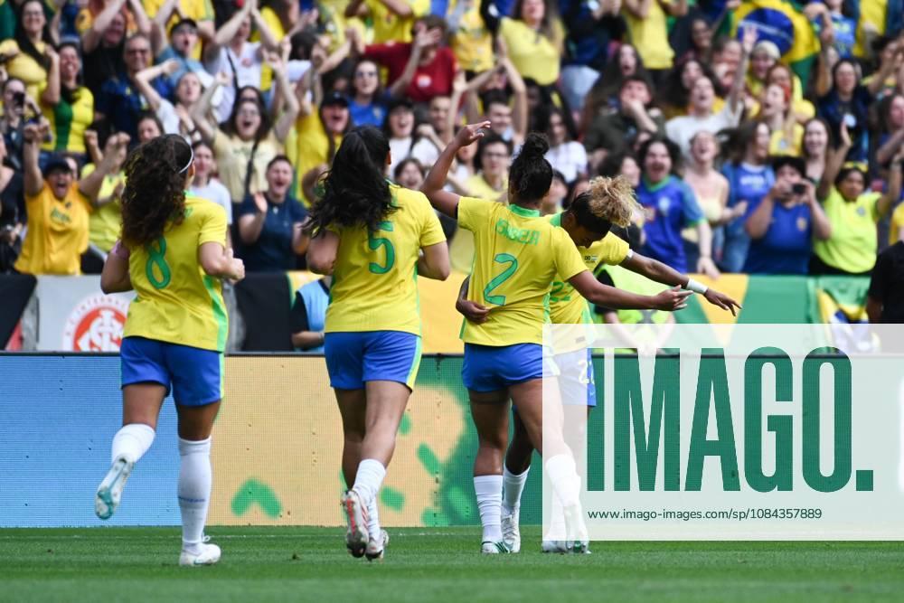 Match between Brazil and Argentina for the women s national team, Nationalteam friendly Luany scores the goal during the match between Brazil and Argentina, valid for the Women s National Team friendly, held at the Beira-Rio stadium, in Porto Alegre this Saturday (10). Porto Alegre Rio Grande do Sul Brasil