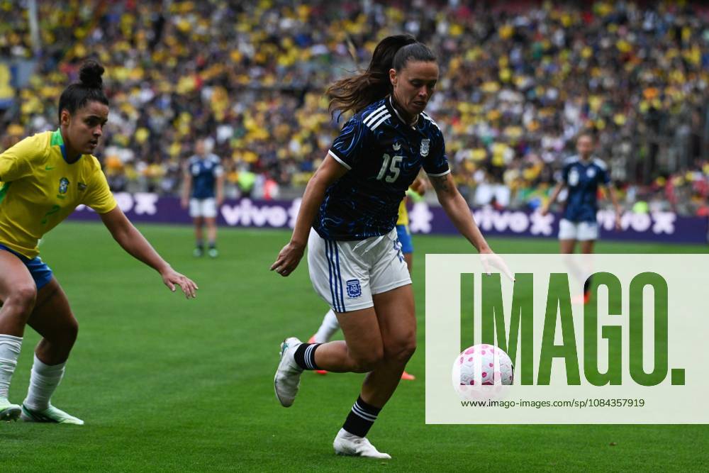 Match between Brazil and Argentina for the women s national team, Nationalteam friendly Bonsegundo during the match between Brazil and Argentina, valid for the Women s National Team friendly, held at the Beira-Rio stadium, in Porto Alegre this Saturday (10). Porto Alegre Rio Grande do Sul Brasil