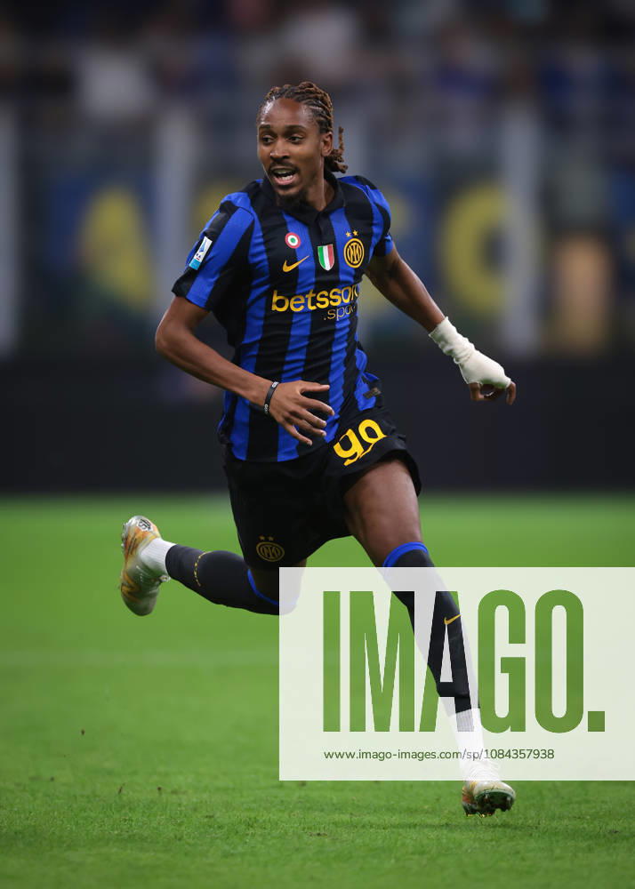 FC Internazionale v Parma Calcio 1913 - Serie A - Season 2026-2027 Milan, Italy, 10th October 2026. Djed Spence of FC Internazionale during the FC Internazionale vs Parma Calcio 1913 Serie A match at Giuseppe Meazza, Milan. Picture credit should read: Jonathan Moscrop Milan Stadio Giuseppe Meazza Italy