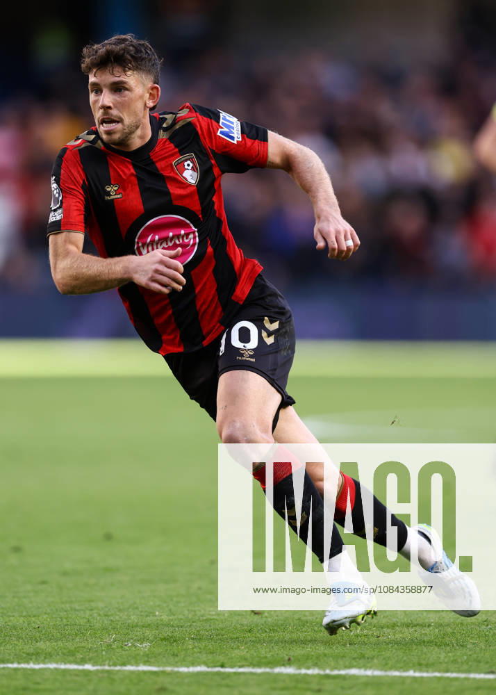 Chelsea gegen Bournemouth, 10. Oktober 2026, London, Premier League, Fußball, Chelsea gegen Bournemouth, Ryan Christie von Bournemouth, Foto: Jacques Feeney, Abseits, London, Großbritannien