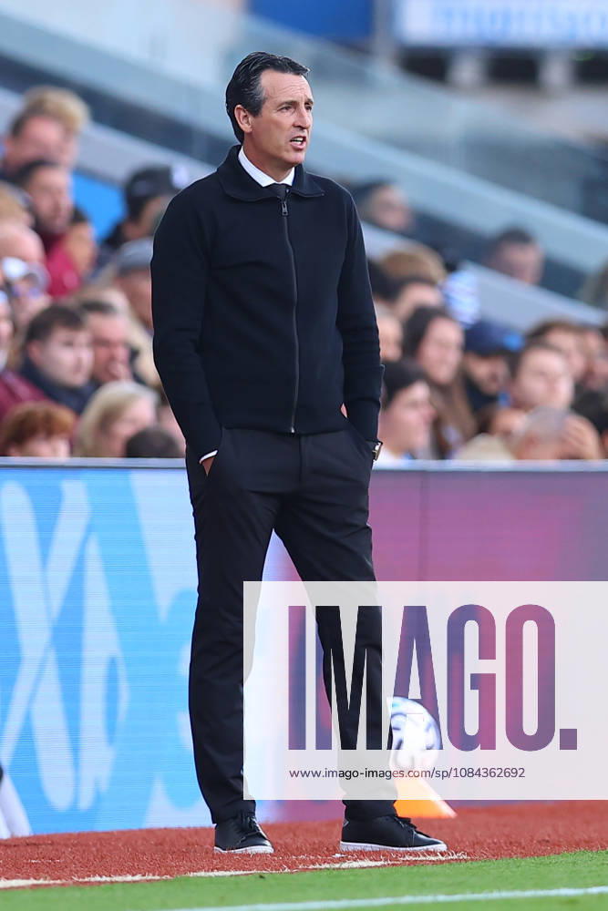 Aston Villa v Brentford, Premier League Aston Villa manager Unai Emery during the Aston Villa v Brentford Premier League match at Villa Park, Birmingham, England on 10 October 2026 Credit: Ryan Crockett Every Second Media Editorial use only. All images are copyright Every Second Media Limited. No images may be reproduced without prior permission. All rights reserved. Premier League and Football League images are subject to licensing agreements with Football DataCo Limited. see https: www.football-dataco.com
