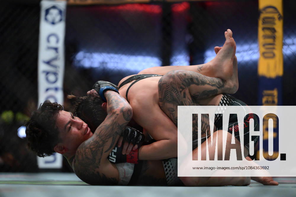 LOOPY GODINEZ defeats KETLEN SOUZA by unanimous decision (29-28, 29-28, 29-28) during UFC Fight Night night the Meta APEX in Las Vegas. Las Vegas USA - ZUMAo117 20261010_zsp_o117_012