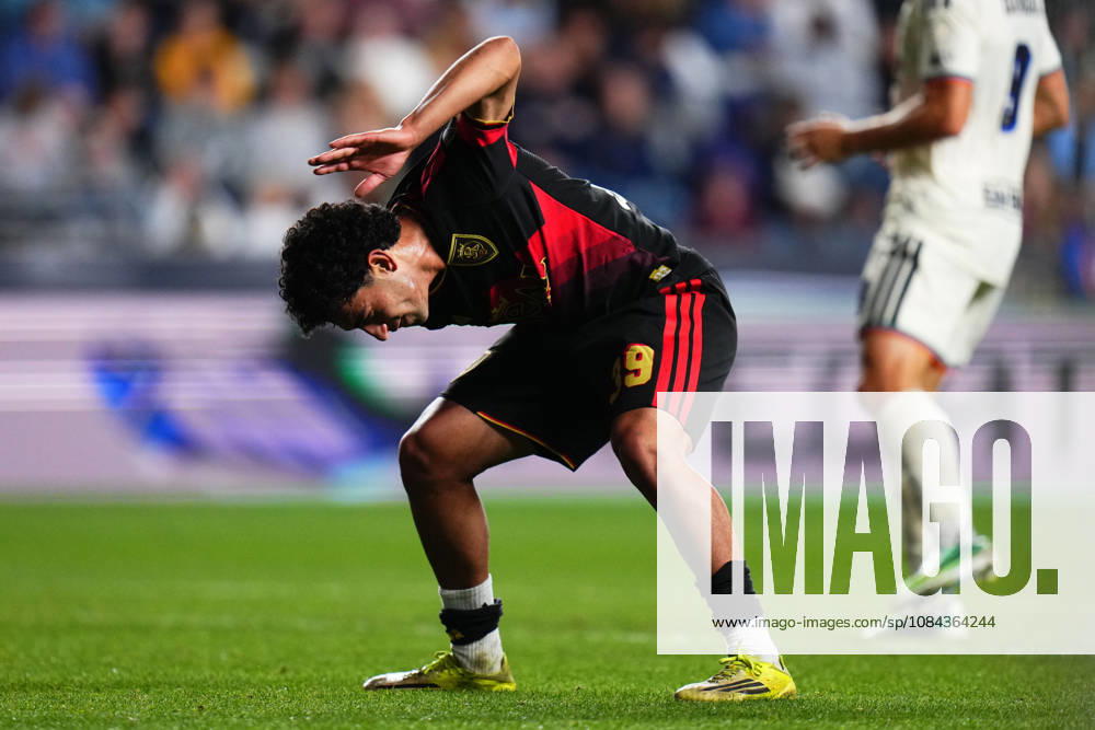 Real Salt Lake Forward Aiden Hezarkhani (39) reacts after a missed shot during the second half of an MLS, Fussball Herren, USA match against the Philadelphia Union at Subaru Park in Chester, Pennsylvania. CSM MLS 2026: Union Vs Salt Lake OCT 10 - ZUMAc04_ 20261010_zma_c04_306