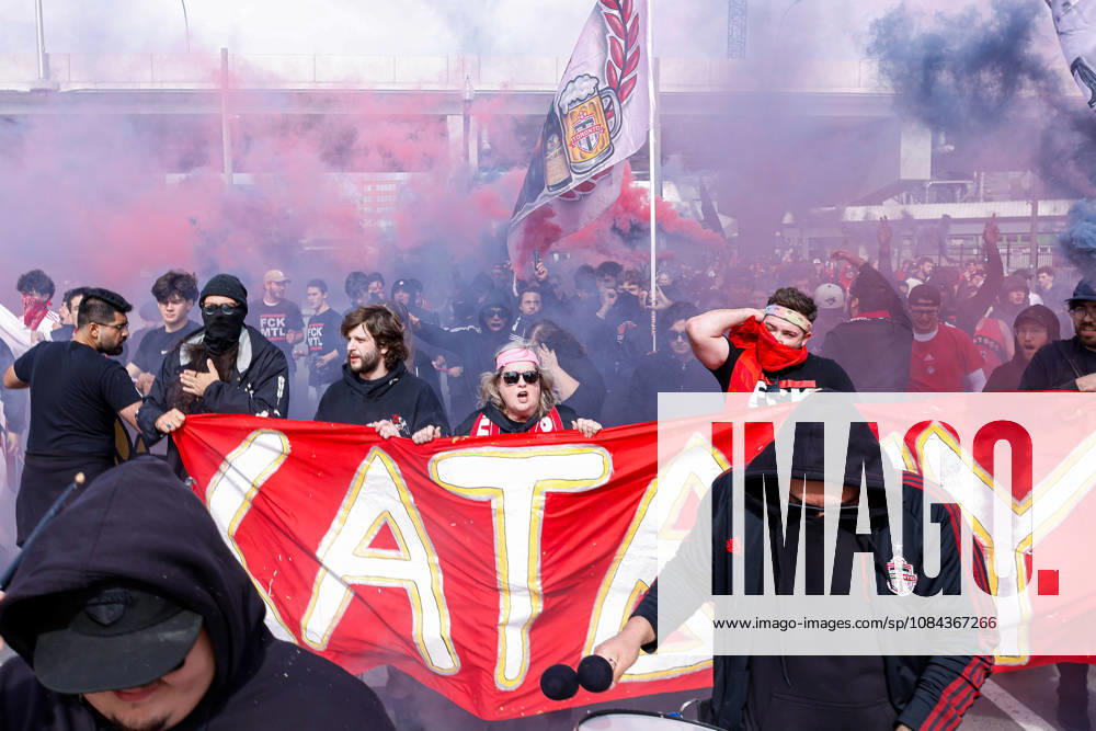 Toronto FC v CF Montreal Toronto FC fans march toward BMO Field before the start of the Major League Soccer game between Toronto FC and CF Montreal in Toronto, Canada, on October 10, 2026. Toronto Ontario Canada