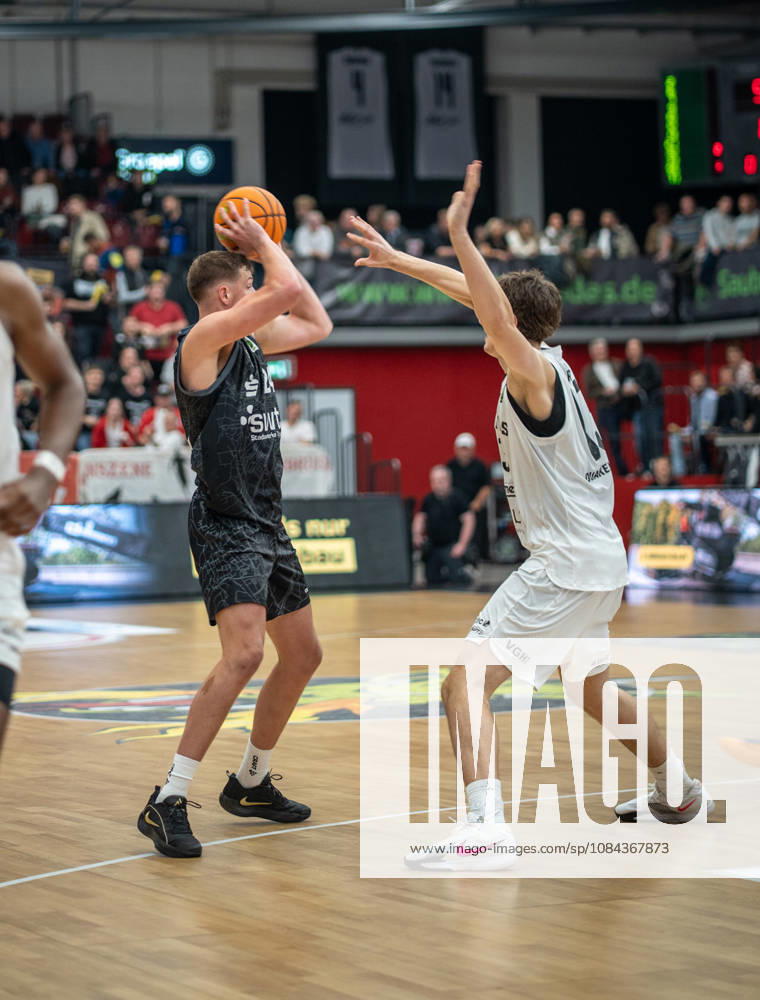 Artland Dragons vs. Tigers Tübingen, Quakenbrück, Lower Saxony, Germany, October 10, 2026; Basketball, BARMER 2 Basketball Bundesliga ProA, Matchday 4, 2026–2027 season, at the Artland Arena The Tigers Tübingen win 92–86 against the Artland Dragons For editorial use only Artland Dragons Tigers Tübingen, Basketball ProA Quakenbrück
