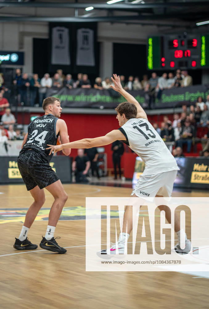 Artland Dragons vs. Tigers Tübingen, Quakenbrück, Lower Saxony, Germany, October 10, 2026; Basketball, BARMER 2 Basketball Bundesliga ProA, Matchday 4, 2026–2027 season, at the Artland Arena The Tigers Tübingen win 92–86 against the Artland Dragons For editorial use only Artland Dragons Tigers Tübingen, Basketball ProA Quakenbrück