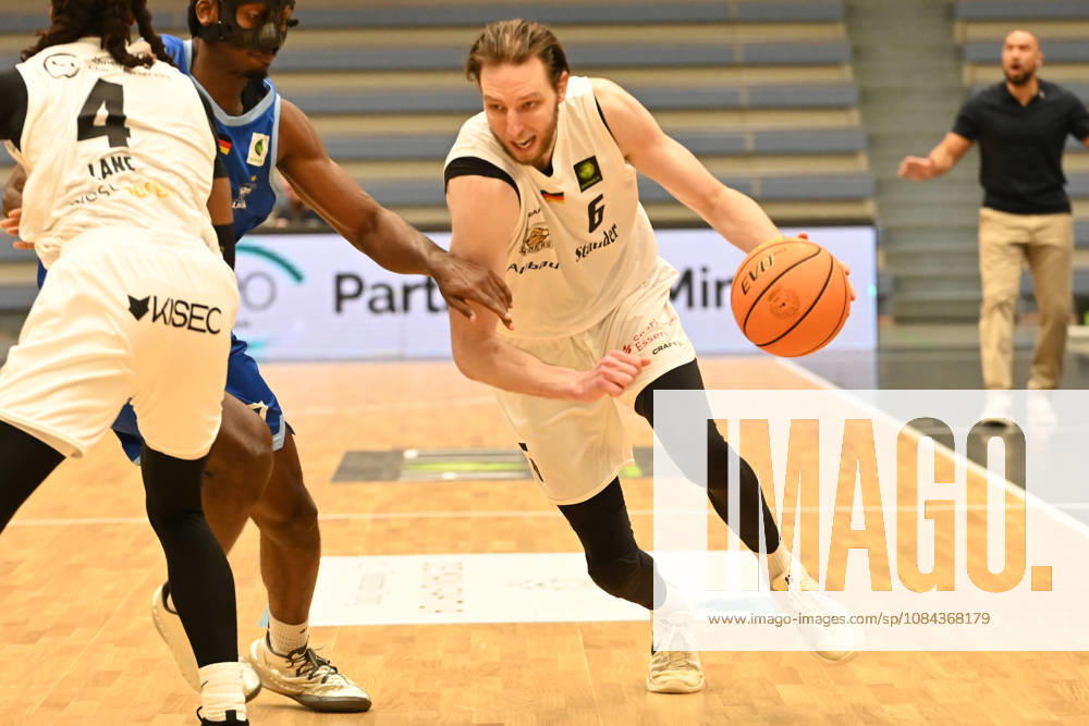 Craig Moller, Matchday 4, BARMER 2 Basketball Bundesliga Pro A: ETB Miners vs. PS Karlsruhe LIONS, October 10, 2026; Craig Moller, ETB Miners, Matchday 4 of the BARMER 2 Basketball Bundesliga Pro A, ETB Miners vs. PS Karlsruhe LIONS, final score 95–86 after overtime at the Sporthalle am Hallo on October 10, 2026, in front of 768 spectators
