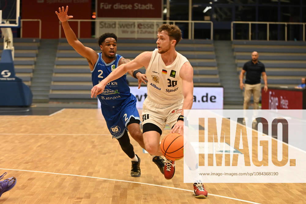 Marc William Friederici, Matchday 4, BARMER 2 Basketball Bundesliga Pro A: ETB Miners vs. PS Karlsruhe LIONS, October 10, 2026. Marc William Friederici, ETB Miners, Matchday 4 of the BARMER 2 Basketball Bundesliga Pro A, ETB Miners vs. PS Karlsruhe LIONS, final score 95–86 after overtime at the Sporthalle am Hallo on October 10, 2026, in front of 768 spectators