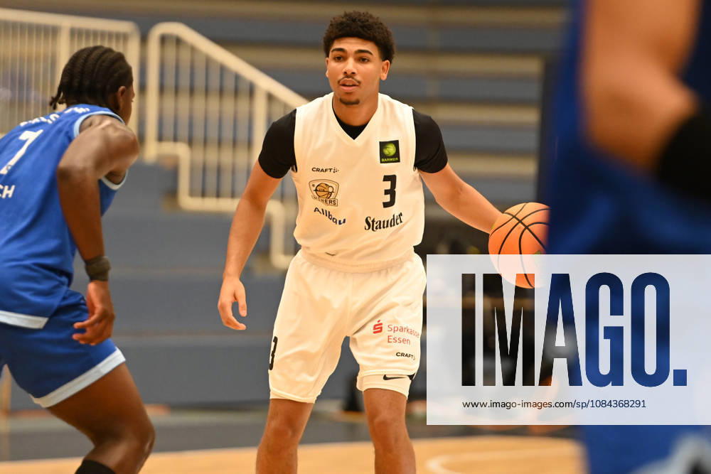 Tre Beard, Matchday 4, BARMER 2 Basketball Bundesliga Pro A: ETB Miners vs. PS Karlsruhe LIONS, October 10, 2026. Tre Beard, ETB Miners, Matchday 4 of the BARMER 2 Basketball Bundesliga Pro A, ETB Miners vs. PS Karlsruhe LIONS, final score 95–86 after overtime at the Sporthalle am Hallo on October 10, 2026, in front of 768 spectators