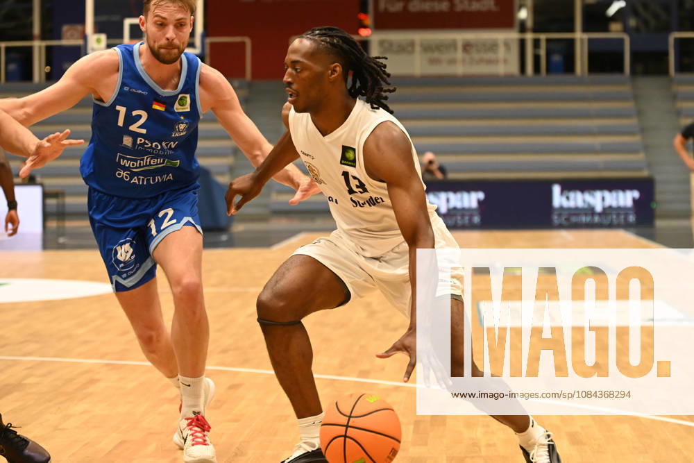 Darius Dawson, Matchday 4, BARMER 2 Basketball Bundesliga Pro A: ETB Miners vs. PS Karlsruhe LIONS, October 10, 2026. Darius Dawson, ETB Miners, Matchday 4 of the BARMER 2 Basketball Bundesliga Pro A, ETB Miners vs. PS Karlsruhe LIONS, final score 95–86 after overtime at the Sporthalle am Hallo on October 10, 2026, in front of 768 spectators