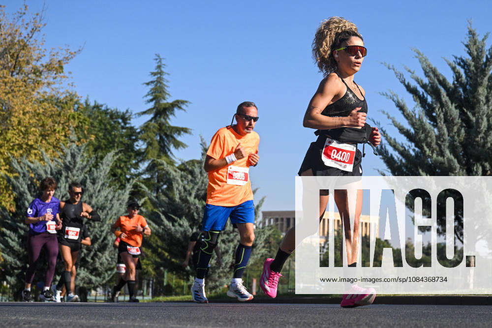 Presidential Run in Ankara ANKARA, TURKIYE - OCTOBER 11: Athletes compete during the Presidential Run, organized by the Turkish Athletics Federation, in Ankara, Turkiye, on October 11, 2026. Ismail Aslandag Anadolu Ankara Turkey. Editorial use only. Please get in touch for any other usage.