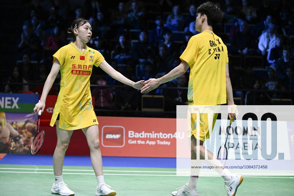 Wu Meng Ying (L) and Gao Jia Xuan (R) of China during mixed doubles final at the badminton Clash of Clans Arctic Open 2026 tournament in Vantaa, Finland, on October 11, 2026. - ANTTI AIMO-KOIVISTO Finland iirwG_Lw7PI