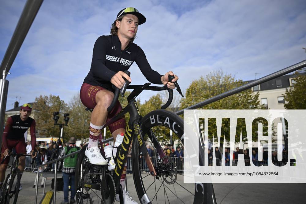 Paris Tours 2026 Cycling Race TOURS, FRANCE - OCTOBER 11 : Mcdonald Brody (USA) of Modern Adventure Pro Cycling during the 120th edition of Paris Tours an UCI ProSeries 1.Pro one day cycling road race for Men Elite of 216.2 km with start in Chartres and finish in Tours on October 11, 2026 in Tours, France, 11 10 2026 ( Motordriver Guy De Vuyst - Tours France