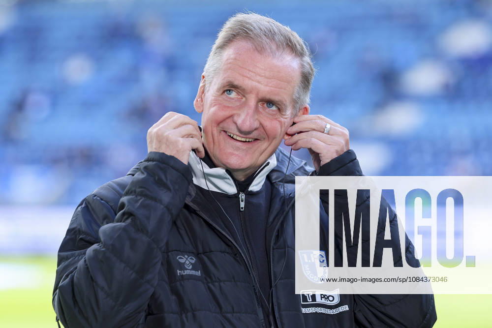 Coach Petrik Sander of 1 FC Magdeburg smiles during the 2. Bundesliga match between 1 FC Magdeburg and Hannover 96, Avnet Arena on October 10, 2026, in Magdeburg, Germany. Photo by Marco Steinbrenner, DeFodi Images. Coach Petrik Sander of 1 FC Magdeburg smiles during the 2nd Bundesliga match between 1 FC Magdeburg and Hannover 96 at Avnet Arena on October 10, 2026 in Magdeburg, Germany. Photo by Marco Steinbrenner, DeFodi Images. DFB and DFL regulations prohibit any use of photographs as image sequences and or quasi-video. Photo by Marco Steinbrenner, DeFodi Images.
