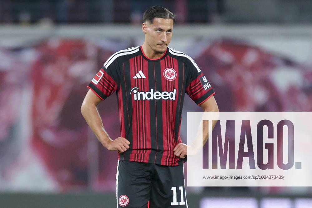 Younes Ebnoutalib of Eintracht Frankfurt looks disappointed during the Bundesliga match between RB Leipzig and Eintracht Frankfurt, Red Bull Arena on October 10, 2026, in Leipzig, Germany. Photo by Marco Steinbrenner, DeFodi Images. Younes Ebnoutalib of Eintracht Frankfurt looks dejected during the Bundesliga match between RB Leipzig and Eintracht Frankfurt at Red Bull Arena on October 10, 2026 in Leipzig, Germany. Photo by Marco Steinbrenner, DeFodi Images. DFB and DFL regulations prohibit any use of photographs as image sequences and or quasi-video. Photo by Marco Steinbrenner, DeFodi Images.