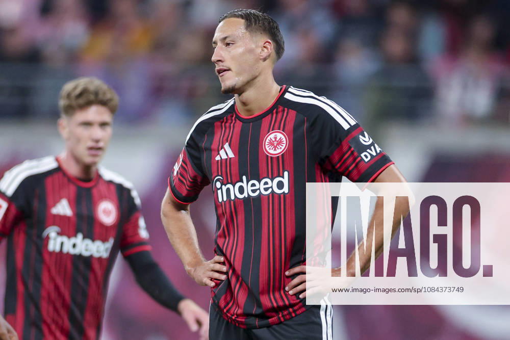 Younes Ebnoutalib of Eintracht Frankfurt looks disappointed during the Bundesliga match between RB Leipzig and Eintracht Frankfurt, Red Bull Arena on October 10, 2026, in Leipzig, Germany. Photo by Marco Steinbrenner, DeFodi Images. Younes Ebnoutalib of Eintracht Frankfurt looks dejected during the Bundesliga match between RB Leipzig and Eintracht Frankfurt at Red Bull Arena on October 10, 2026 in Leipzig, Germany. Photo by Marco Steinbrenner, DeFodi Images. DFB and DFL regulations prohibit any use of photographs as image sequences and or quasi-video. Photo by Marco Steinbrenner, DeFodi Images.