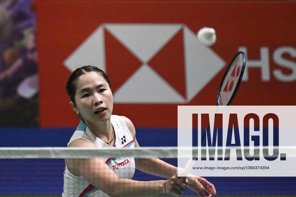 Ratchanok Intanon of Thailand hits a return during her women s singles match against Mia Blichfeldt of Denmark (not pictured) during the finals at the badminton Clash of Clans Arctic Open 2026 tournament in Vantaa, Finland, on October 11, 2026. - ANTTI AIMO-KOIVISTO Finland r3F4dOhJj4o