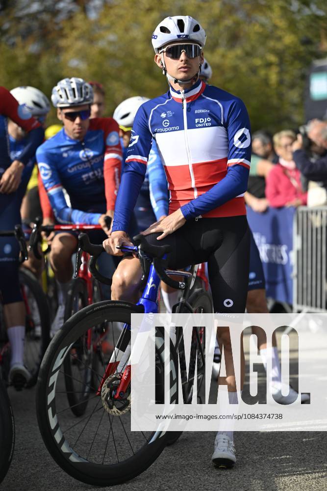 Paris Tours 2026 Cycling Race TOURS, FRANCE - OCTOBER 11 : Gregoire Romain (FRA) of Groupama - FDJ United during the 120th edition of Paris Tours an UCI ProSeries 1.Pro one day cycling road race for Men Elite of 216.2 km with start in Chartres and finish in Tours on October 11, 2026 in Tours, France, 11 10 2026 ( Motordriver Guy De Vuyst - Tours France