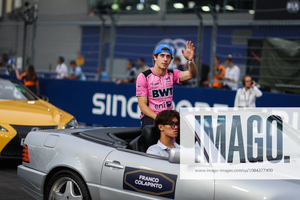 F1 - SINGAPORE GRAND PRIX 2026 drivers parade COLAPINTO Franco (arg), Alpine F1 Team A526, portrait during the 2026 Formula 1 Singapore Grand Prix, 17th round of the 2026 Formula One World Championship, WM, Weltmeisterschaft from October 9 to 11, 2026 on the Marina Bay Street Circuit, in Singapore, Singapore - SingaporeSingapore