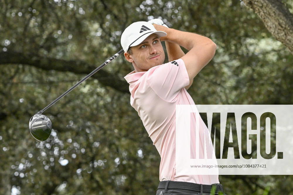 LUDVIG o¦BERG of Sweden hits the ball off the tee during the Open de Espao±a presented by Madrid at Club de Campo Villa de Madrid on October 11, 2026 in Madrid, Spain. Madrid Spain - ZUMAc312 20261011_zsp_c312_034